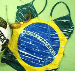 ブラジル国旗Ｔシャツ　ブラジル国旗キャミソール　女性サイズ　サンバ　ダンス　衣装