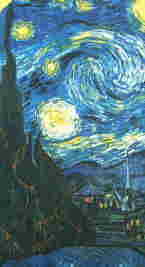 レディース　ゴッホの長袖Ｔシャツ　ジップアップ　ロンT 星月夜のＴシャツ　女性サイズ　アートＴシャツ　印象派絵画　名画Ｔシャツ