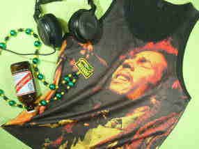 ボブマーリーＴシャツ　Bob Marley T-shirt　メッシュタンク　ラスタ　レゲエ　ボブ・マーレーのＴシャツ
