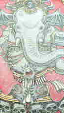 ガネーシャのＴシャツ　女性サイズ　ガネーシャのタンクトップ　インドの神様のＴシャツ　幸せを呼ぶゾウ