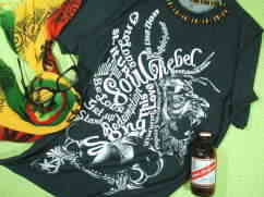 ラスタＴシャツ　レゲエＴシャツ　ボブマーリーＴシャツ　Bob Marley T-shirt　ラスタ　レゲエ　ボブ・マーレーのＴシャツ