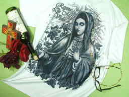 マリア様Ｔシャツ　聖母マリアのＴシャツ　メキシコ　グアダルーペマリアＴシャツ　