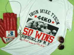 マイクタイソンのＴシャツ　ボクシングＴシャツ　Boxing T-shirt　Mike Tyson Tshirt　世界ヘビー級チャンピオン