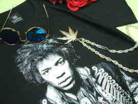 ジミヘンＴシャツ　ジミヘンドリックスのＴシャツ　Jimi Hendrix Tshirt
