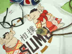 相撲Ｔシャツ　大相撲のＴシャツ　SUMO T-shirt　力士のＴシャツ　お相撲さんＴシャツ