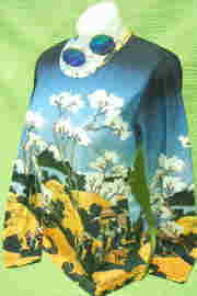 レディース　長袖Ｔシャツ　和柄　女性サイズ　浮世絵Ｔシャツ　和柄Ｔシャツ　長袖　着物柄Ｔシャツ　ロンＴ