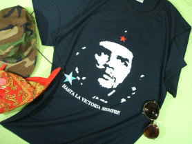 `FEQôsVc@QosVc@CHE GUEVARA Tshirt@L[ov̂sVc CUBA T-sh