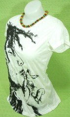 レディース　ボブマーレーのＴシャツ　女性サイズ　ボブマーリーＴシャツ　Bob Marley T-shirt