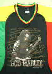 ボブマーリーＴシャツ　Bob Marley T-shirt　ラスタメッシュＴシャツ