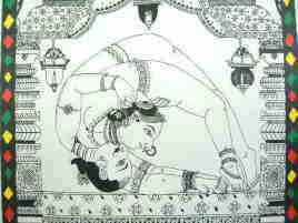 カーマ・スートラのＴシャツ　インドのＴシャツ　古代インドの性愛論書　カーマスートラ　KAMASUTRA T-shirt
