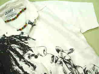 ボブ・マーリーの釦シャツ　ボブマーリーＴシャツ　Bob Marley T-shirt