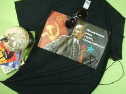 ロシア革命Ｔシャツ　レーニンのＴシャツ　共産主義Ｔシャツ　ソ連Ｔシャツ　CCCP　 LENIN Tshirt