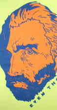 van Gogh ゴッホのTシャツ ゴッホの自画像のTシャツ ポップアートTシャツ 画家のTシャツ