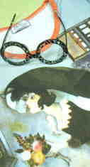レディーズ　シャガールの長袖Ｔシャツ　女性サイズ　長袖　画家のＴシャツ　絵画Ｔシャツ　ロンT　美術Ｔシャツ　アーティストのＴシャツ