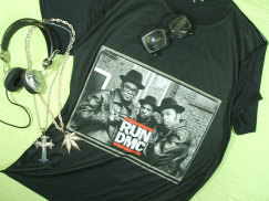 qbvzbvsVc RUN DMC t-shirt@HIP HOP ̂sVc@fB[GV[sVc