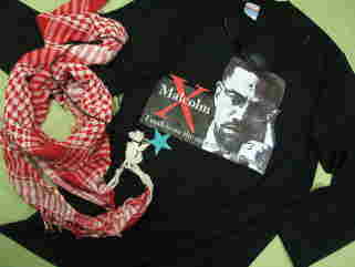 マルコムエックスのＴシャツ　Malcolm X T-shirts