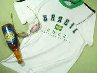 ブラジル国旗Ｔシャツ　ブラジルフラッグTシャツ　女性サイズ
