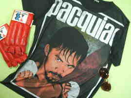 Manny Pacquiao　若きパッキャオのTシャツ　マニーパッキャオTシャツ　パックマン　ボクシング　フィリピンの英雄