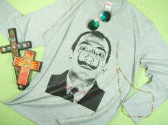 アートＴシャツ　長袖　ダリの長袖Ｔシャツ　サルバトールダリのTシャツ　ロンT　ダリ　Salvador Dali