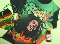 ジャマイカTシャツ　ボブマーリーＴシャツ　Bob Marley T-shirt　ラスタ　レゲエ　ボブ・マーレーのＴシャツ