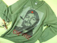 ゲバラトレーナー　チェ・ゲバラのトレーナー　CUBA 　長袖　葉巻ゲバラスウェット　キューバ革命　CHE GUEVARA　チェ・ゲバラのスウェット