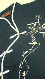 チャイナカラーＴシャツ　女性サイズ　チャイナ衿　チャイナドレス風Ｔシャツ　レディース　太極拳Ｔシャツ