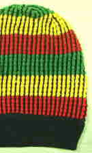 ラスタニット帽子　ラスタ帽子　レゲエ帽子　ラスタカラー rasta ニット帽　ジャマイカ　レゲエ　JAMAICA
