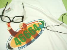 ネルソンマンデラのＴシャツ、46664 マンデラの名言Tシャツ、南アフリカマンデラ大統領Ｔシャツ、NELSON MANDELA