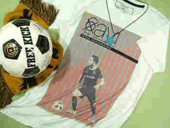 スペインサッカー、シャビのＴシャツ、XAVI T-shirt