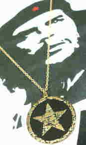 星のネックレス　チェ・ゲバラのネックレス　革命ネックレス　ブラス　真鍮　ゲバラ雑貨