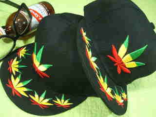 ラスタ　キャップ　レゲエ　帽子　マリファナ　Rasta CAP　Reggae CAP　Marijuana CAP