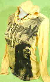Ｔシャツ　長袖　女性サイズ　ボブマーリーＴシャツ　Bob Marley T-shirt　ラスタ　レゲエ　ボブ・マーレーのＴシャツ
