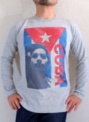 長袖Ｔシャツ　キューバ革命Ｔシャツ　ロンＴ　CUBA Tshirt　CUBA長袖Ｔシャツ　キューバ長袖Ｔシャツ
