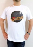 スプートニクのＴシャツ　ソ連　宇宙船のＴシャツ　ロシアＴシャツ　ソ連Ｔシャツ　CCCP Tshirt　Sputnik　ソビエトユニオン