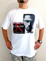 キングサイズ　マルコムエックスのＴシャツ　オーバーサイズ　Malcolm X T-shirts　キングサイズ　ブラックパンサーのＴシャツ　オーバーサイズ　黒人公民権運動　ビッグサイズＴシャツ　黒人解放運動　活動家