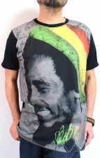 ボブマーリーＴシャツ　Bob Marley T-shirt　ラスタ　レゲエ　ボブ・マーレーのＴシャツ