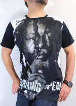 バーニング・スピアのＴシャツ　レゲエＴシャツ　ジャマイカ　ミュージシャン　ラスタＴシャツ　BURNING SPEAR Tshirt