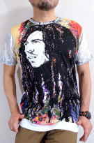 ドレッド　ボブマーリーＴシャツ　Bob Marley T-shirt　ラスタ　レゲエ　ボブ・マーレーのＴシャツ