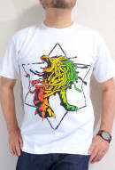 JUDAH LION T-shirt　Lion of Judah　ラスタライオンのＴシャツ　ライオンオブジュダＴシャツ　ジュダライオンＴシャツ