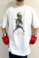 大きいサイズ　ビッグサイズムエタイTシャツ　４XL　#キングサイズムエタイＴシャツ　#タイ式ボクシングＴシャツ　#キングサイズ格闘技Ｔシャツ